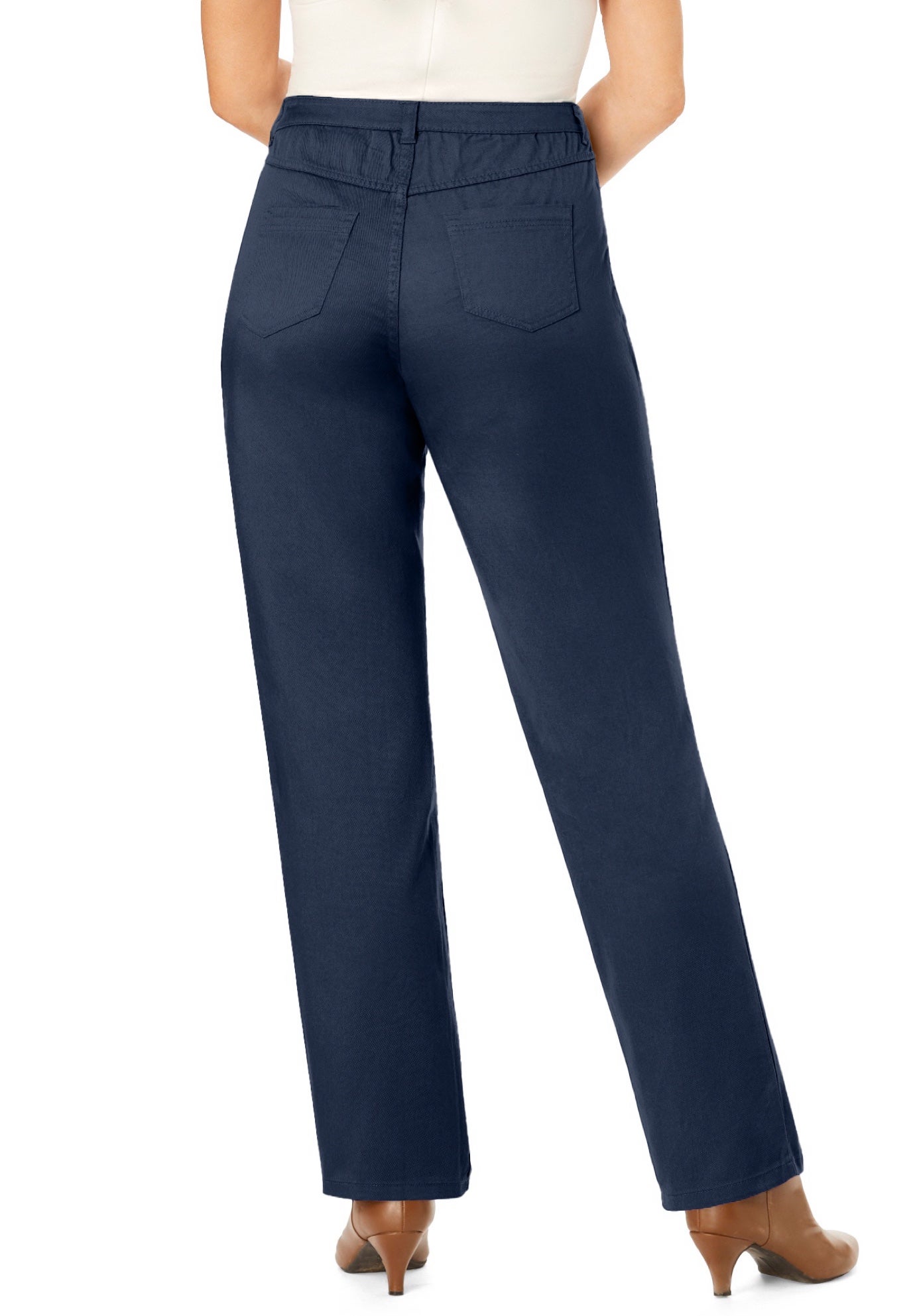 Perfect Relaxed All-Cotton Denim Five-Pocket Jeans image number 1