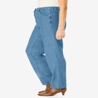 Perfect Relaxed All-Cotton Denim Five-Pocket Jeans image number null