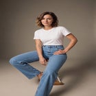 Perfect Relaxed All-Cotton Denim Five-Pocket Jeans image number 3
