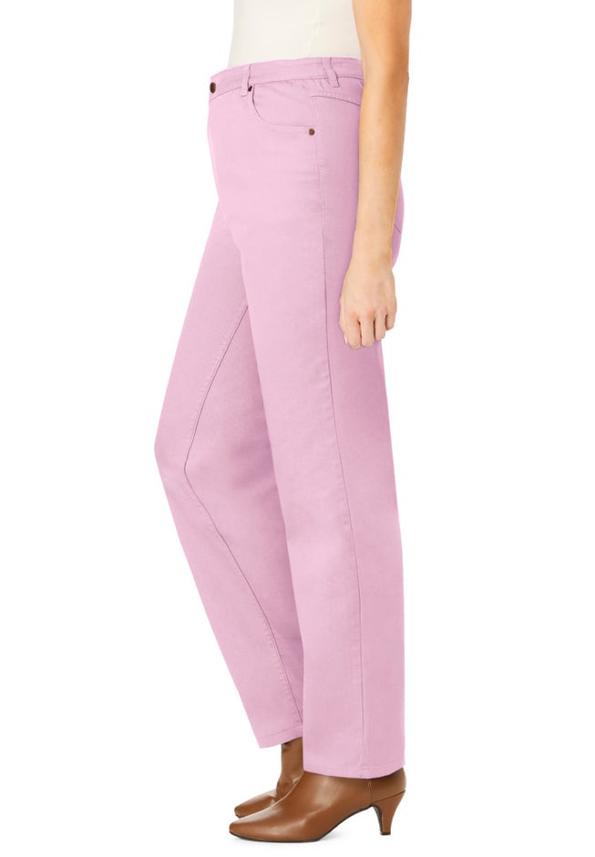 Perfect Relaxed All-Cotton Denim Five-Pocket Jeans image number 2