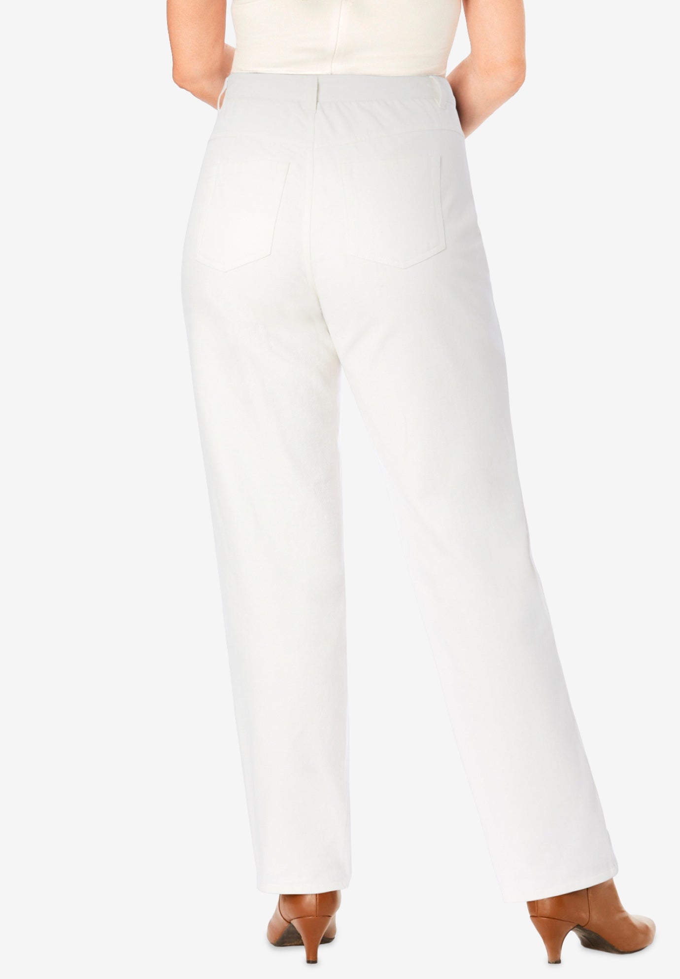 Perfect Relaxed All-Cotton Denim Five-Pocket Jeans image number 1