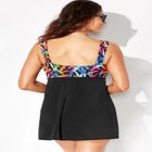 Longitude Tie Front Swimdress image number null