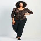 Lucille Tapered Knit Pant image number 3