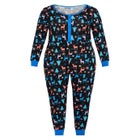 Festive Print Onesie image number null