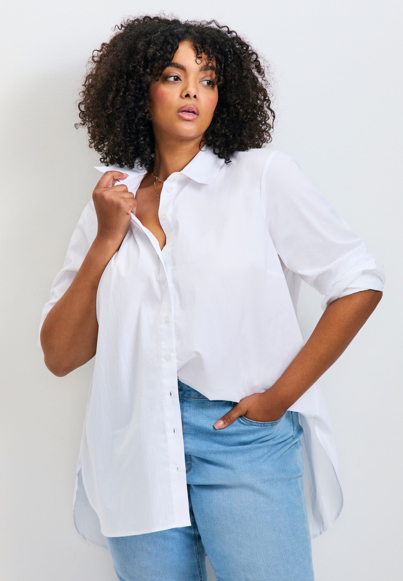Stella Classic Button Up Shirt image number 3