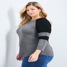 Splice Sleeve Color Top image number 2