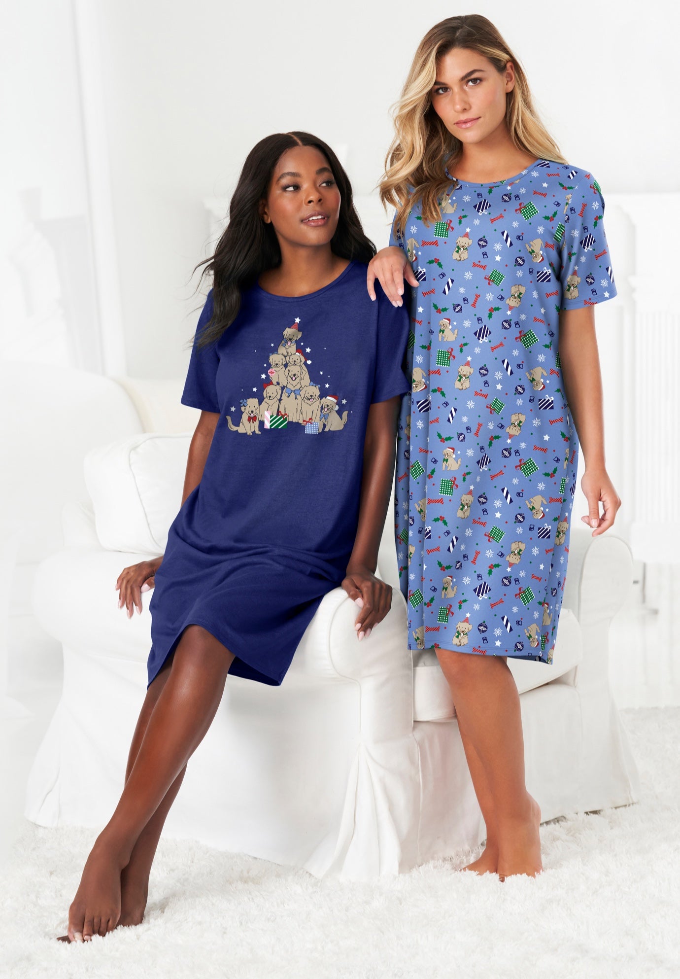 2-Pack Short-Sleeve Sleepshirt image number 6