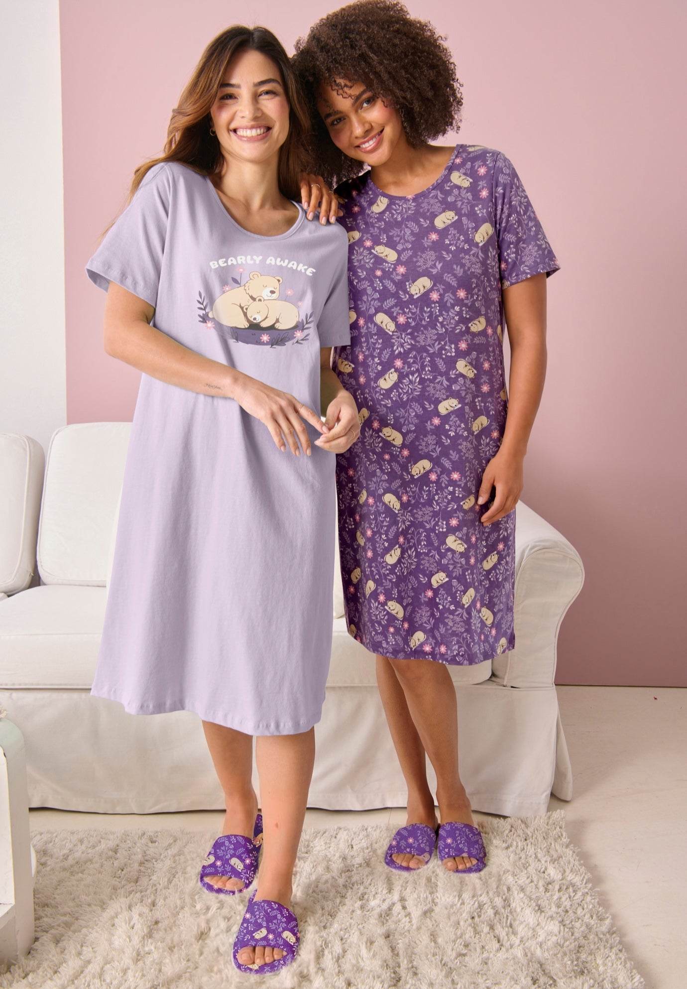 2-Pack Short-Sleeve Sleepshirt image number 0