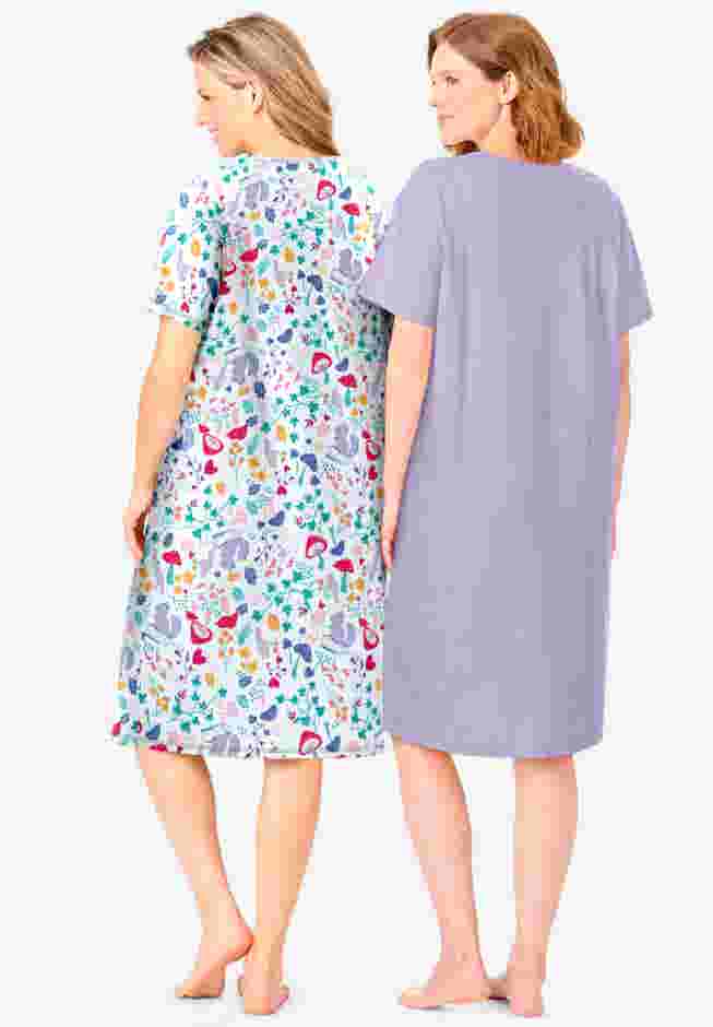 2-Pack Short-Sleeve Sleepshirt image number 1