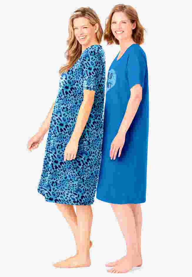 2-Pack Short-Sleeve Sleepshirt image number 2