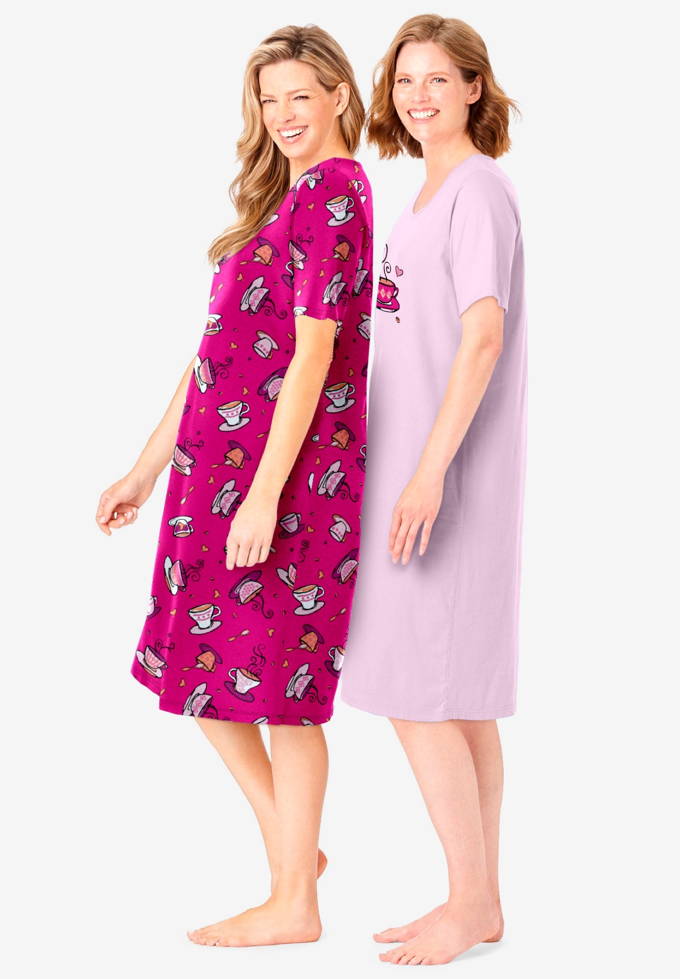 2-Pack Short-Sleeve Sleepshirt image number 2