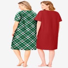2-Pack Short-Sleeve Sleepshirt image number null