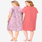 2-Pack Short-Sleeve Sleepshirt image number null