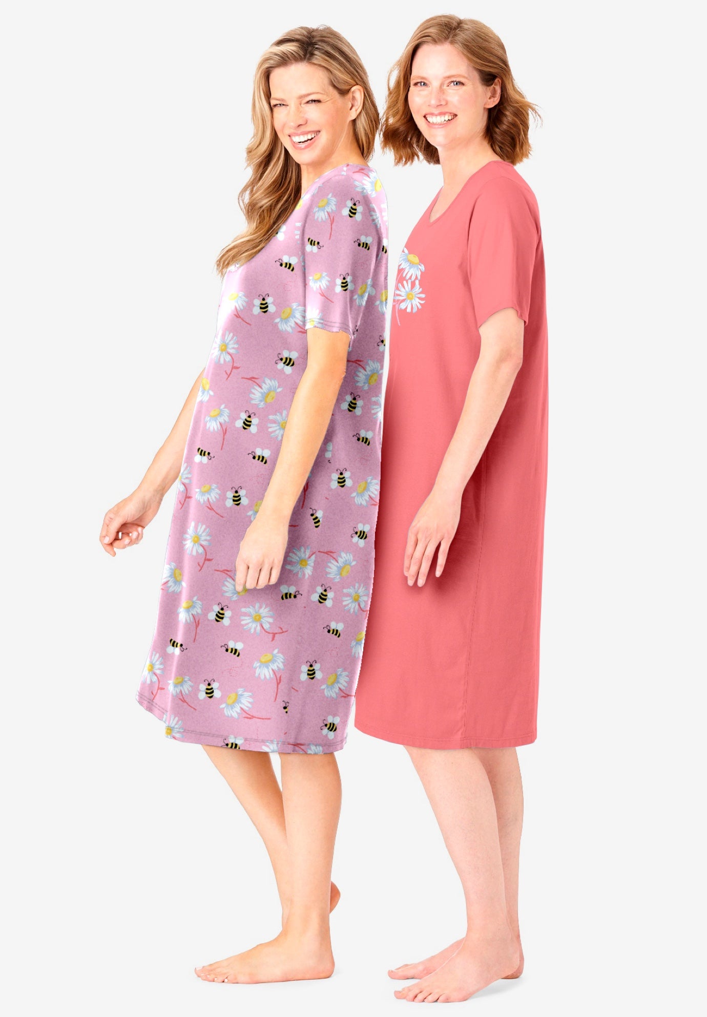 2-Pack Short-Sleeve Sleepshirt image number 2