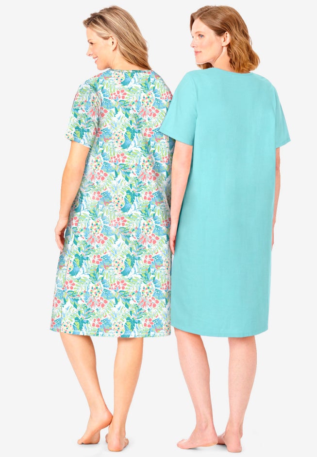 2-Pack Short-Sleeve Sleepshirt image number 1