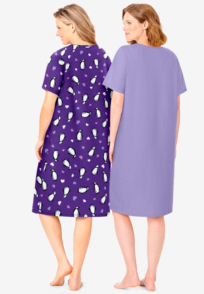 2-Pack Short-Sleeve Sleepshirt image number 1