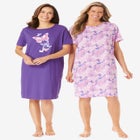 2-Pack Short-Sleeve Sleepshirt image number null