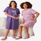 2-Pack Short-Sleeve Sleepshirt image number null