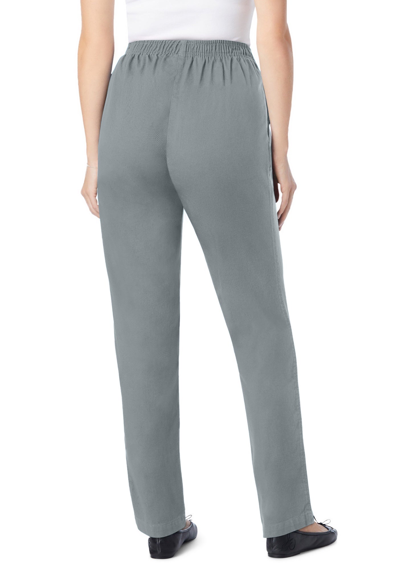 Straight-Leg All-Cotton Denim Pull-On 7-Day Elastic-Waist Jeans image number 1