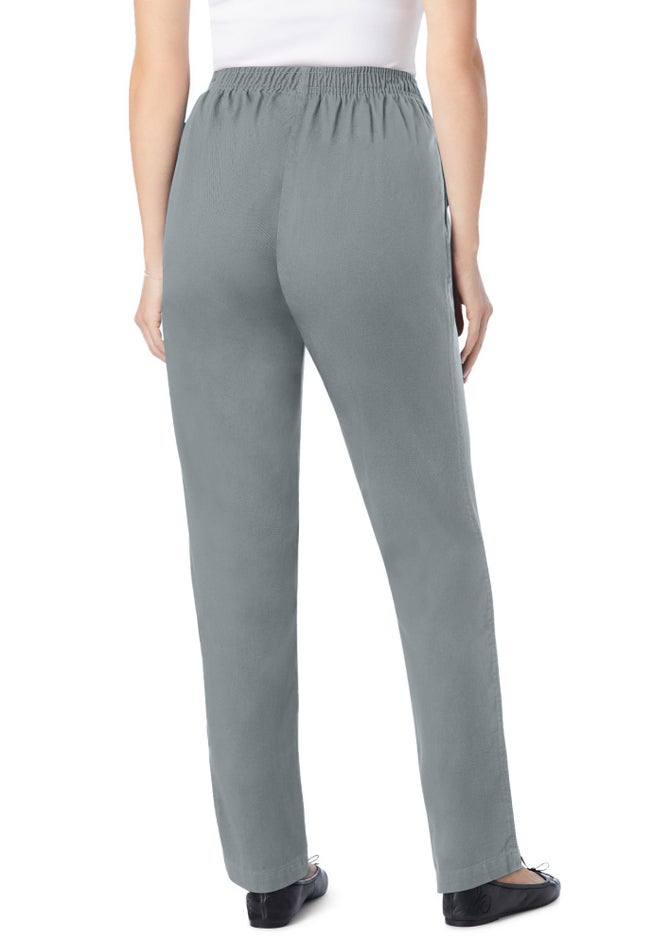 Straight-Leg All-Cotton Denim Pull-On 7-Day Elastic-Waist Jeans image number 1