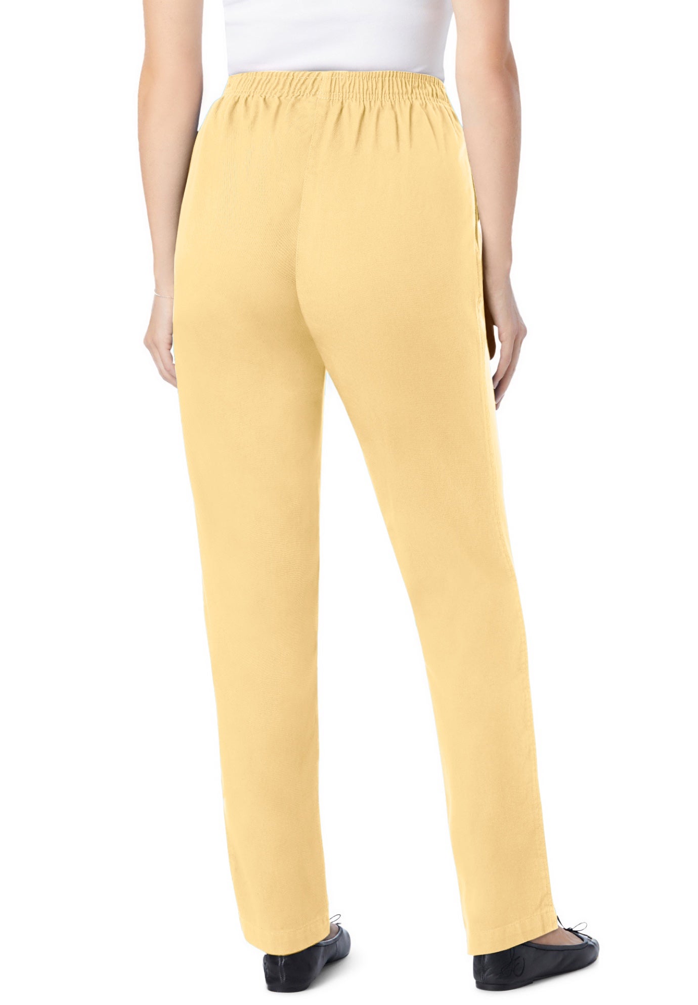 Straight-Leg All-Cotton Denim Pull-On 7-Day Elastic-Waist Jeans image number 1