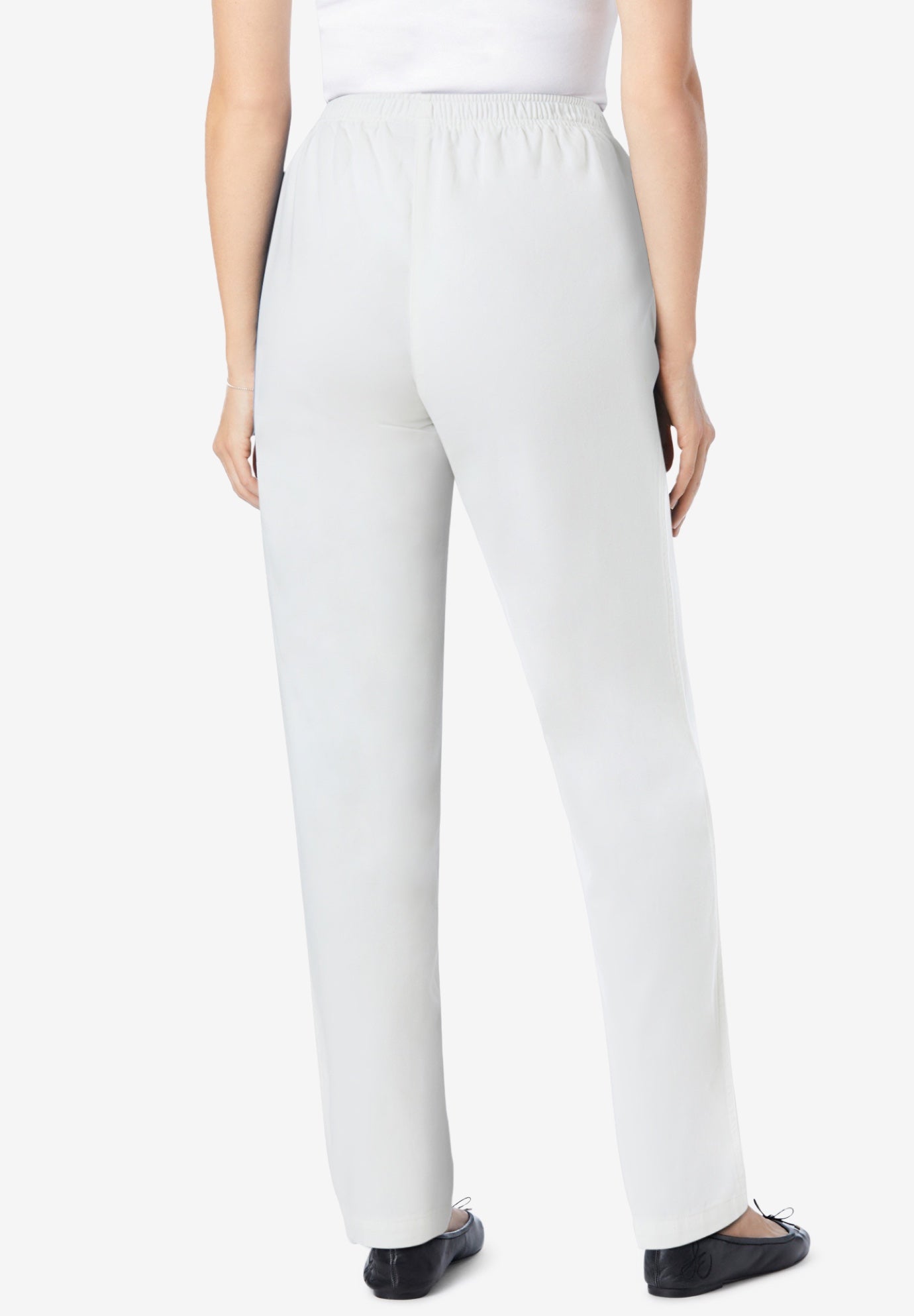 Straight-Leg All-Cotton Denim Pull-On 7-Day Elastic-Waist Jeans image number 1