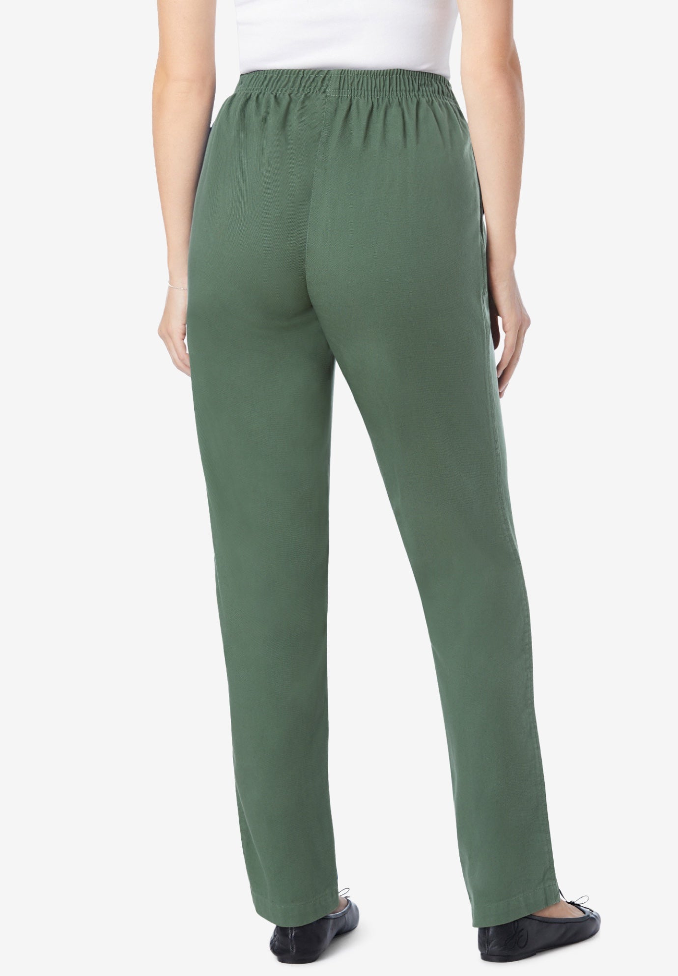 Straight-Leg All-Cotton Denim Pull-On 7-Day Elastic-Waist Jeans image number 1