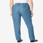 Straight-Leg All-Cotton Denim Pull-On 7-Day Elastic-Waist Jeans image number null