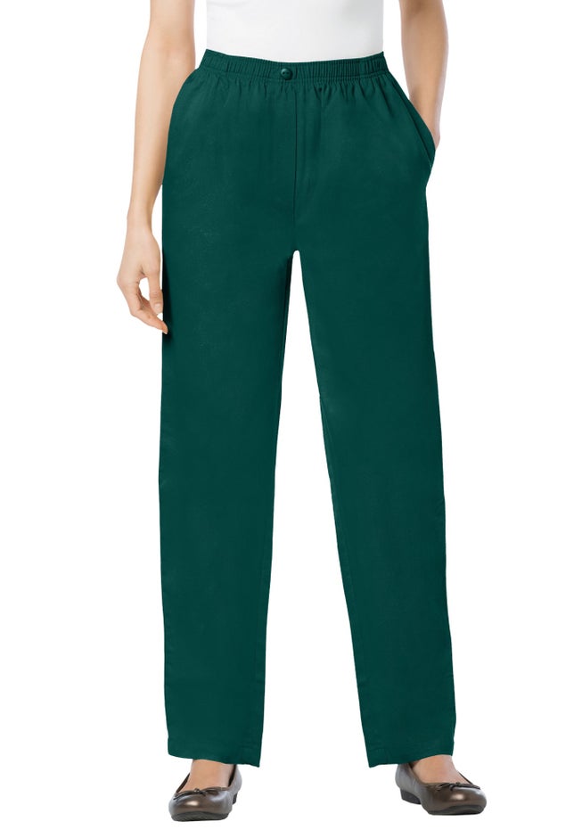 Straight-Leg All-Cotton Denim Pull-On 7-Day Elastic-Waist Jeans image number 0