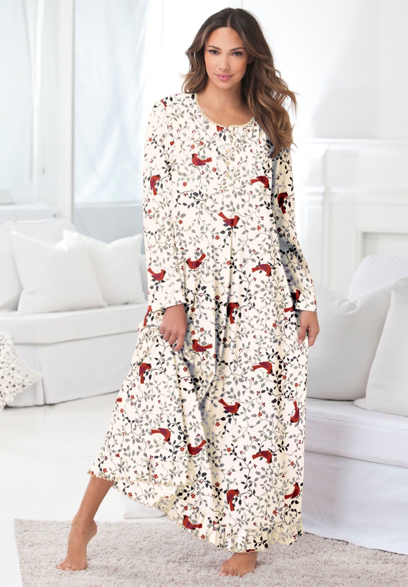 Long-Sleeve Gown image number 6