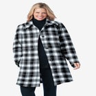 Wool-Blend Classic A-Line Coat image number null