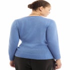 Wrap-Front Cardigan image number null