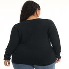 Wrap-Front Cardigan image number null