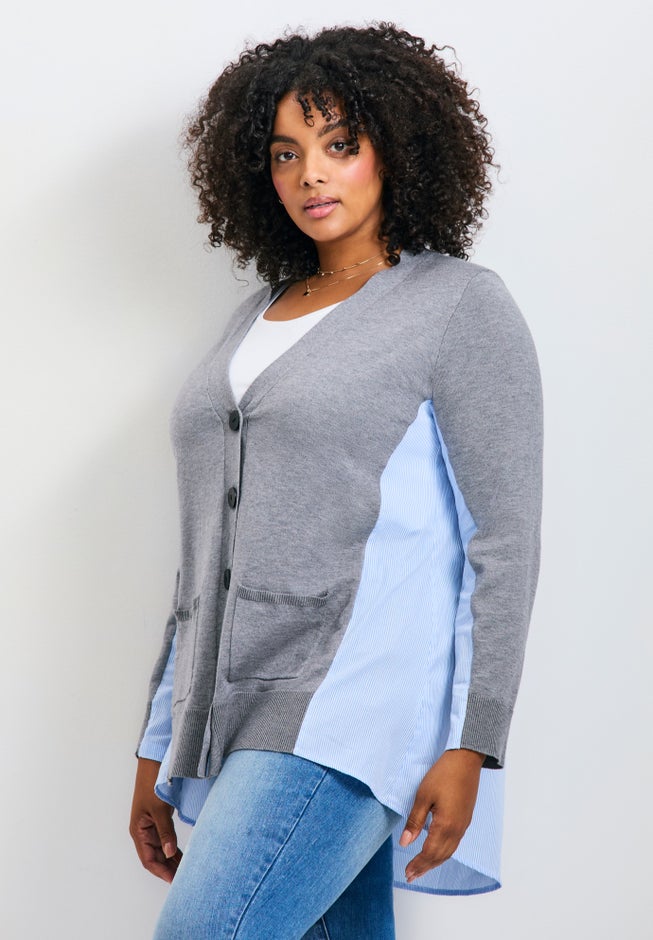 Ray Mix Media Button Thru Cardi image number 2