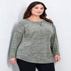 Rayna Hacci Drop Shoulder Top image number 2