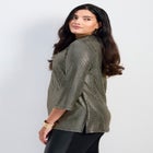 Felicia Metallic Knit Top image number 2