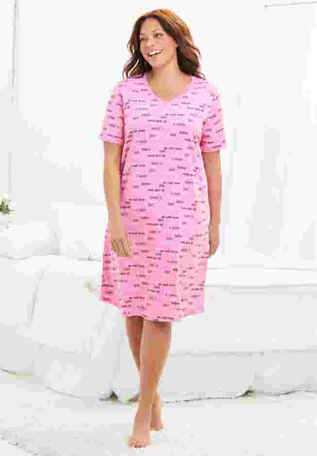 Catherines® Breast Cancer Support Sleepshirt image number 0