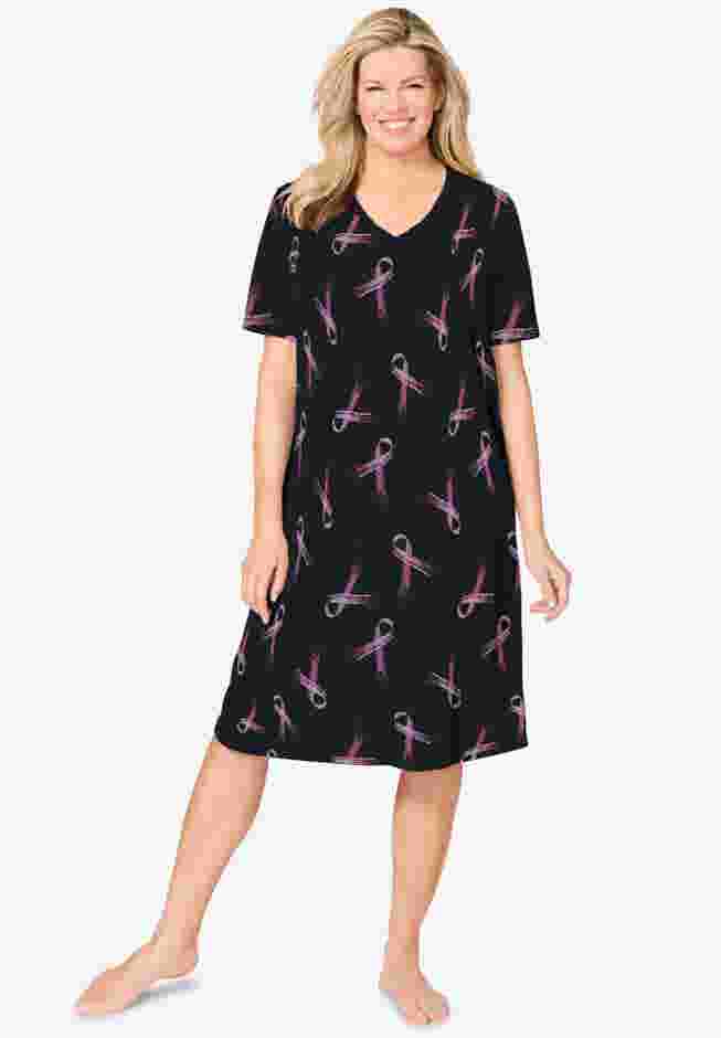 Catherines® Breast Cancer Support Sleepshirt image number 0