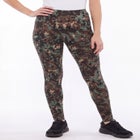 Stretch-Cotton Knit Pull-On Printed Leggings image number 0