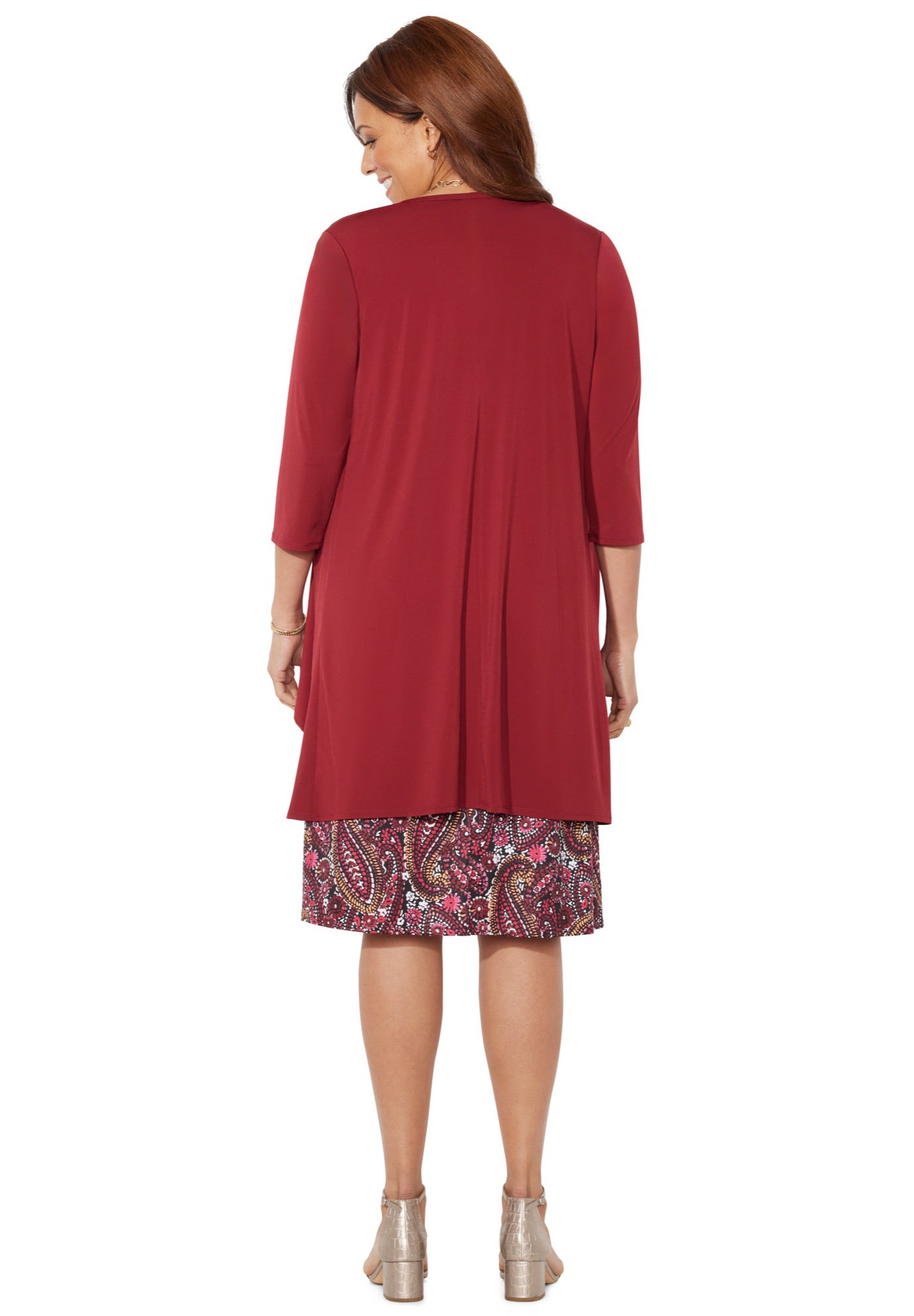 Soft Knit Jacket Dress image number 2