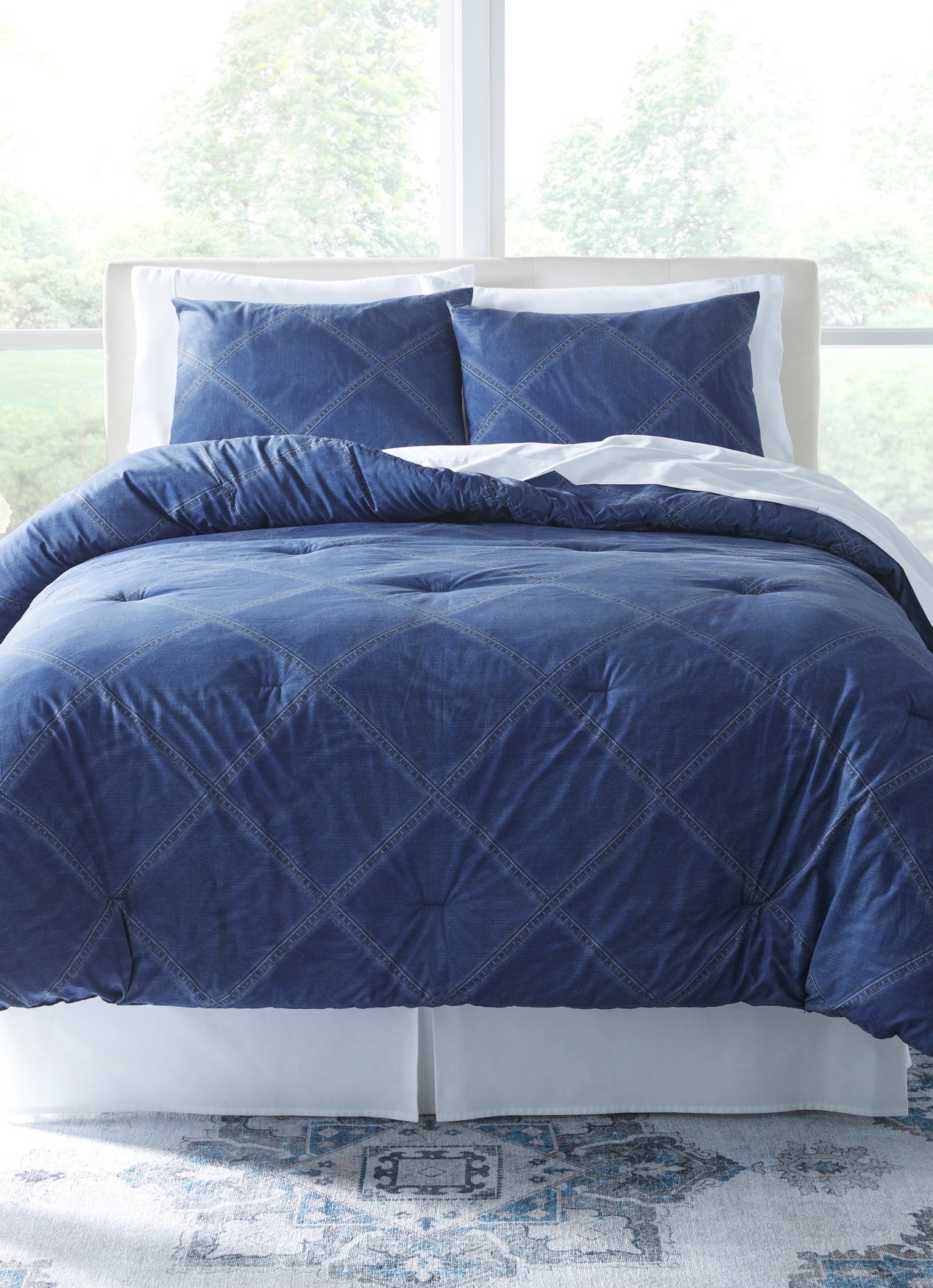 Denim Comforter 3-Pc. Set image number 0