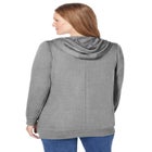 Zip Front Tunic Hoodie Jacket image number null
