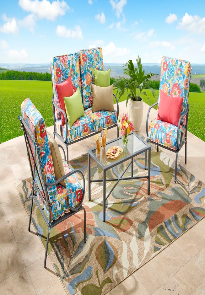 Riviera Steel Deep Seat Patio Chair image number 2