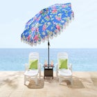 9 Ft. Tilt-N-Crank Umbrella With Fringe image number 0