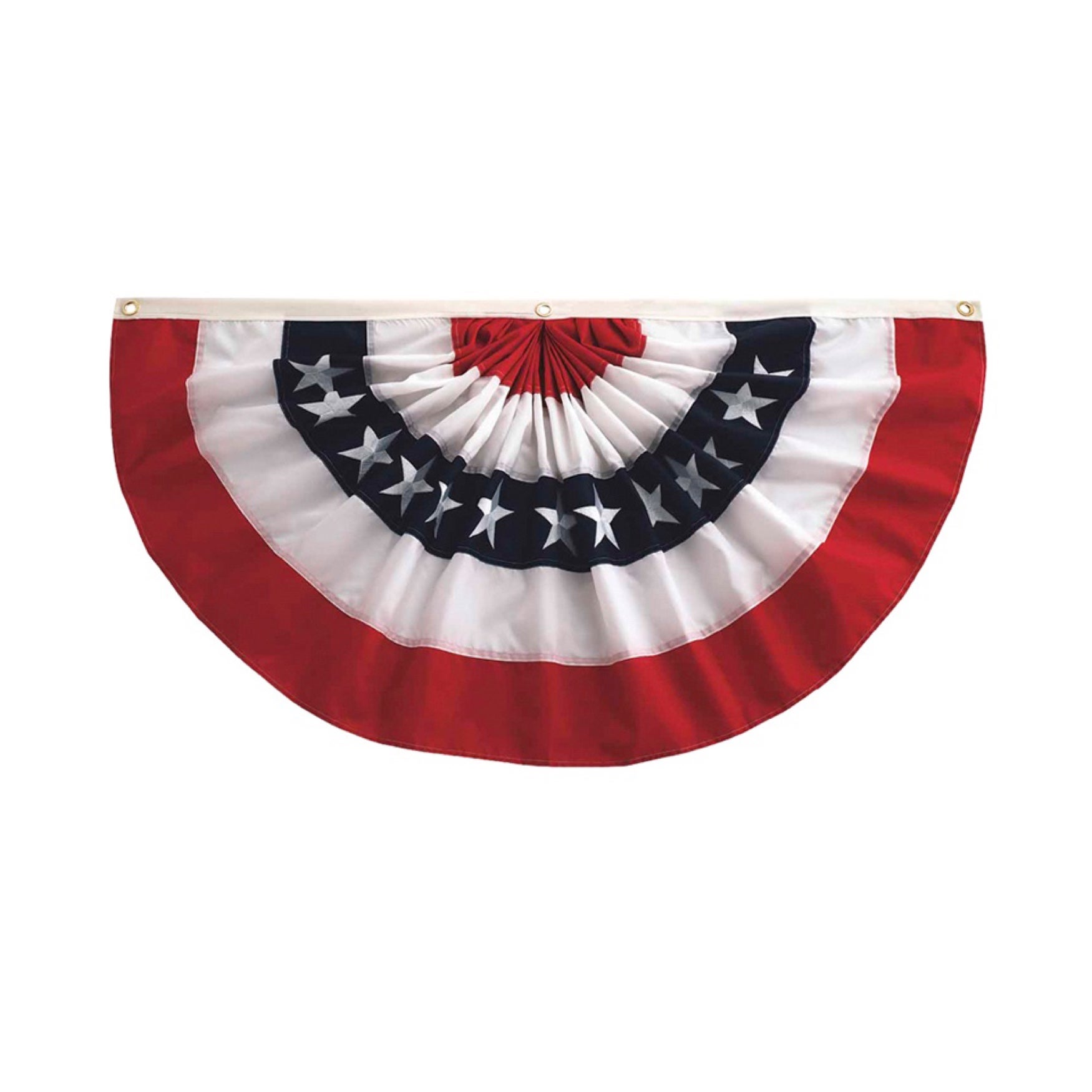 Pleated Fan Patriotic Bunting image number 2