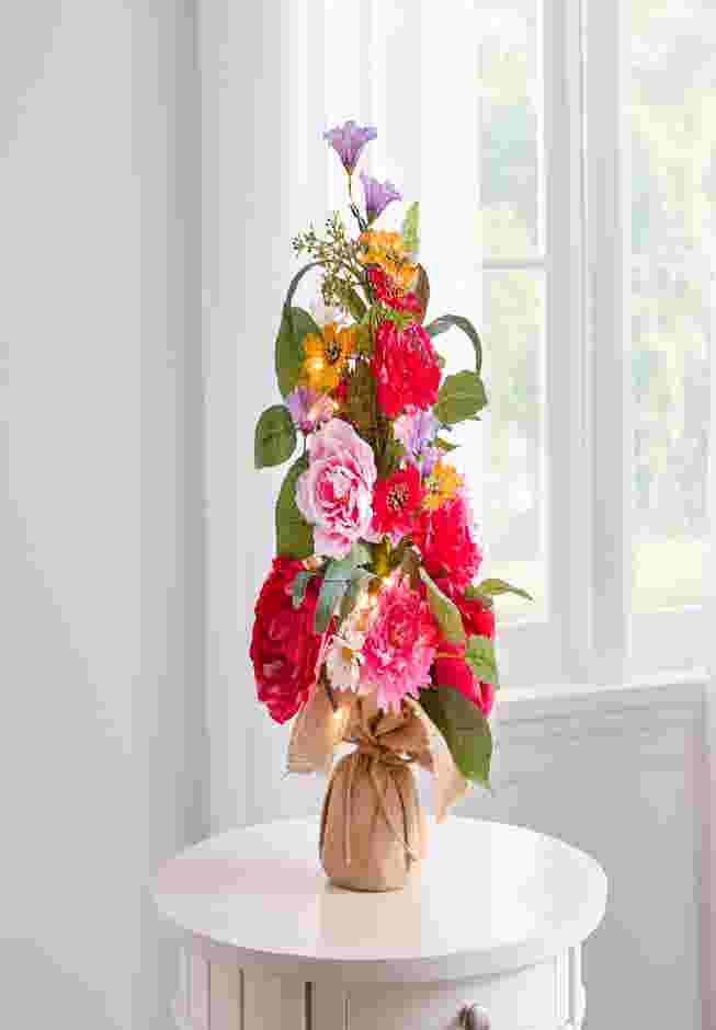 24"H Pre-Lit Mia Spring Tabletop Tree image number 0