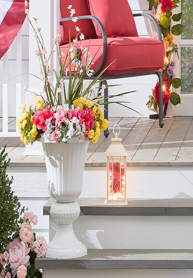 Pre-Lit Mia Spring Lanterns, Set of 2 image number 1