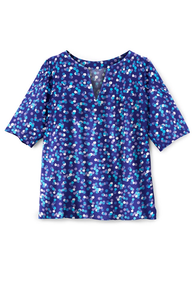 Three-Quarter Sleeve Swim Tee image number 2