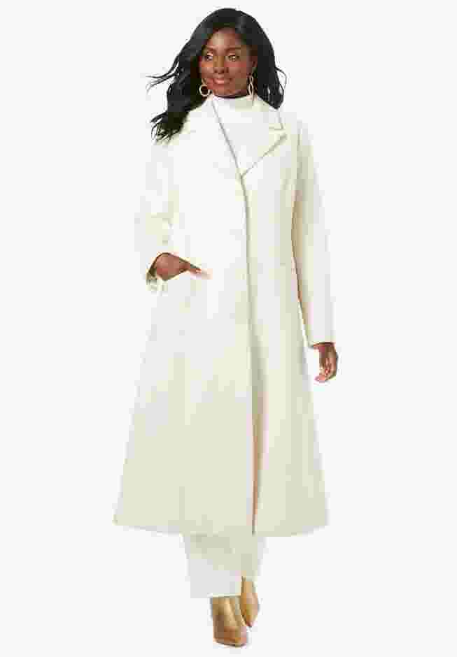 Full Length Wool Blend Coat image number 0