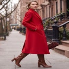 Long Shawl Collar Wool Coat image number 1